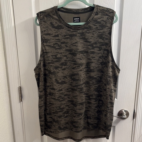 Prana Other - Men's Prana Mission Trails Tank Olive Camouflage Sleeveless Shirt